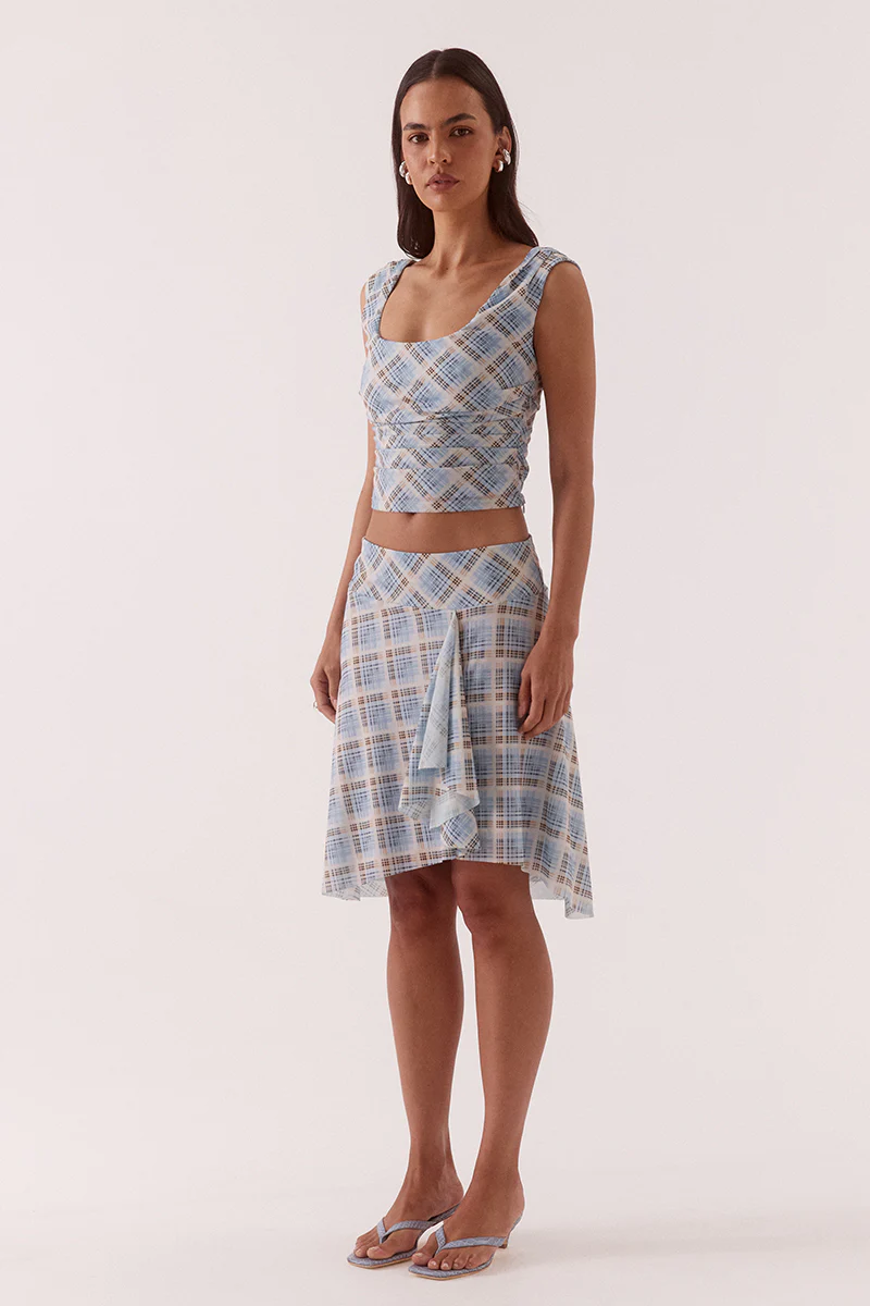 NOVALYN PLAID TOP