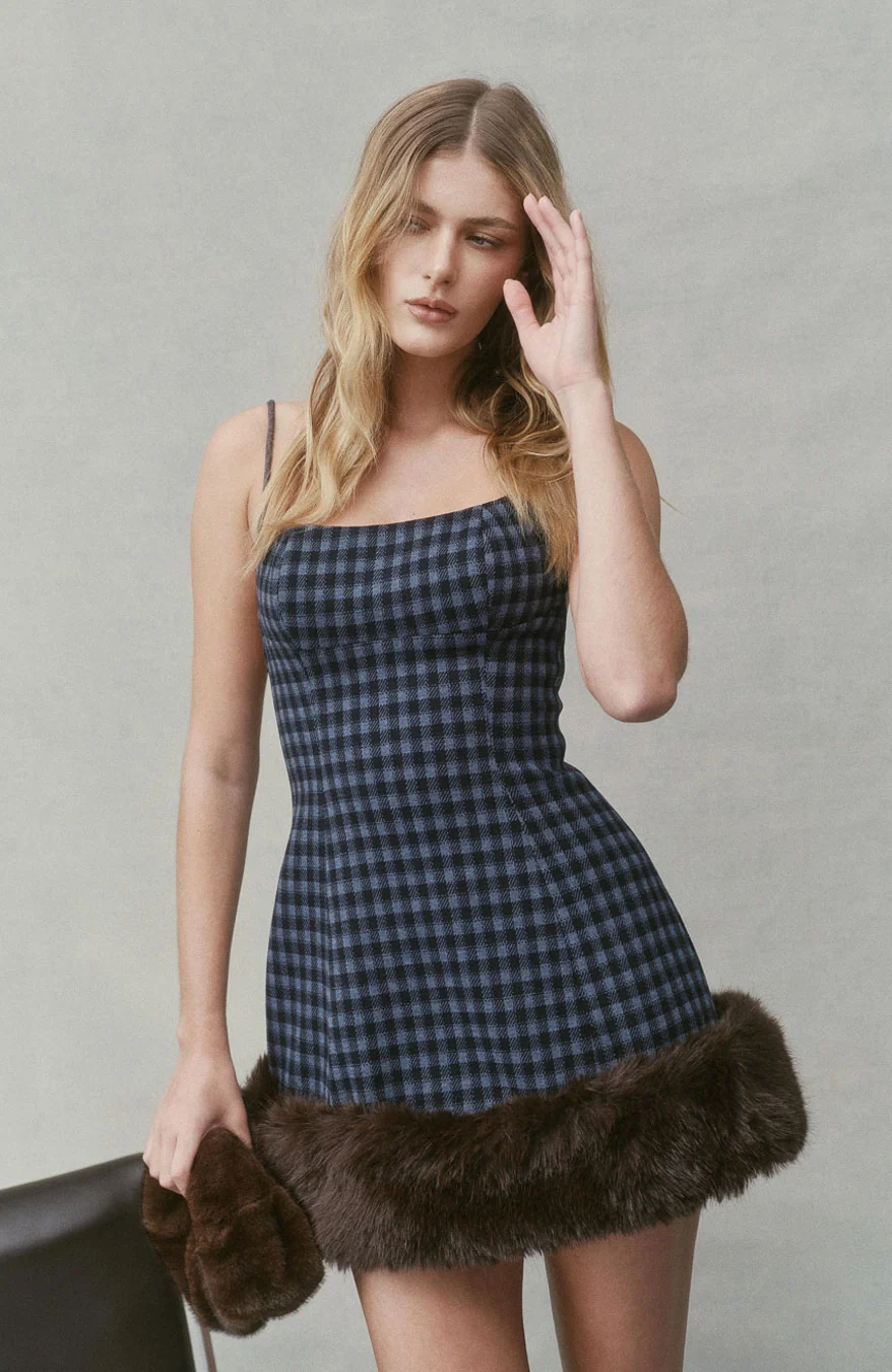 RHEA DRESS GINGHAM