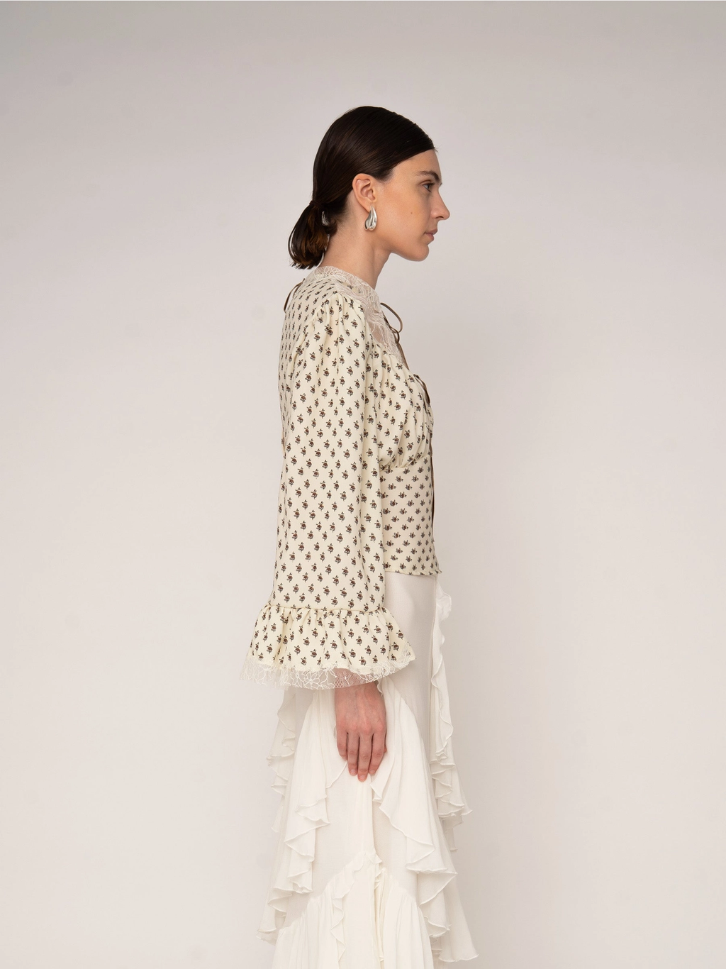 Top Con Estampado Floral De Margaritas