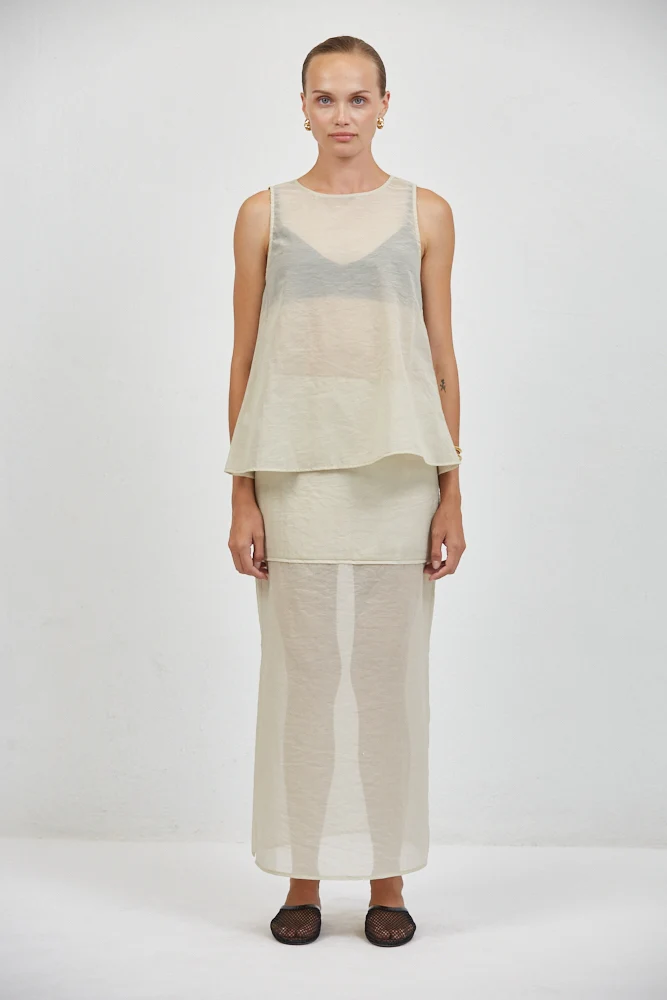 CAMILLE SHEER TOP