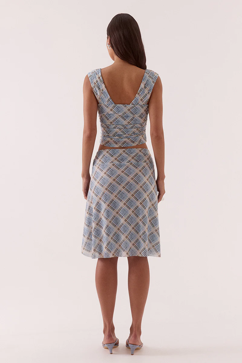 NOVALYN PLAID SKIRT