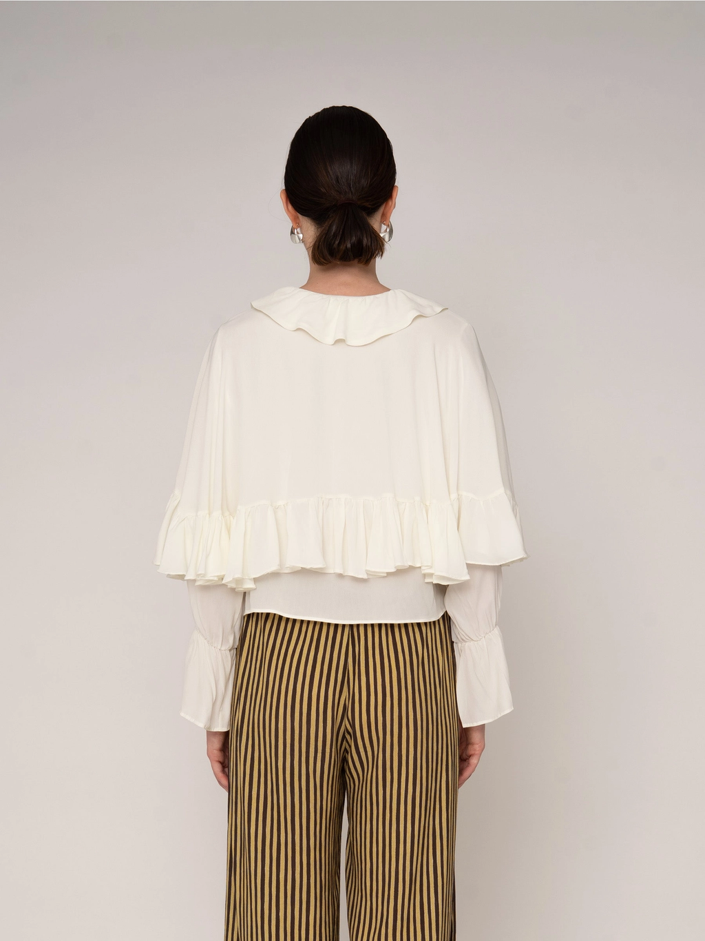 Blusa Blanca De Mousse