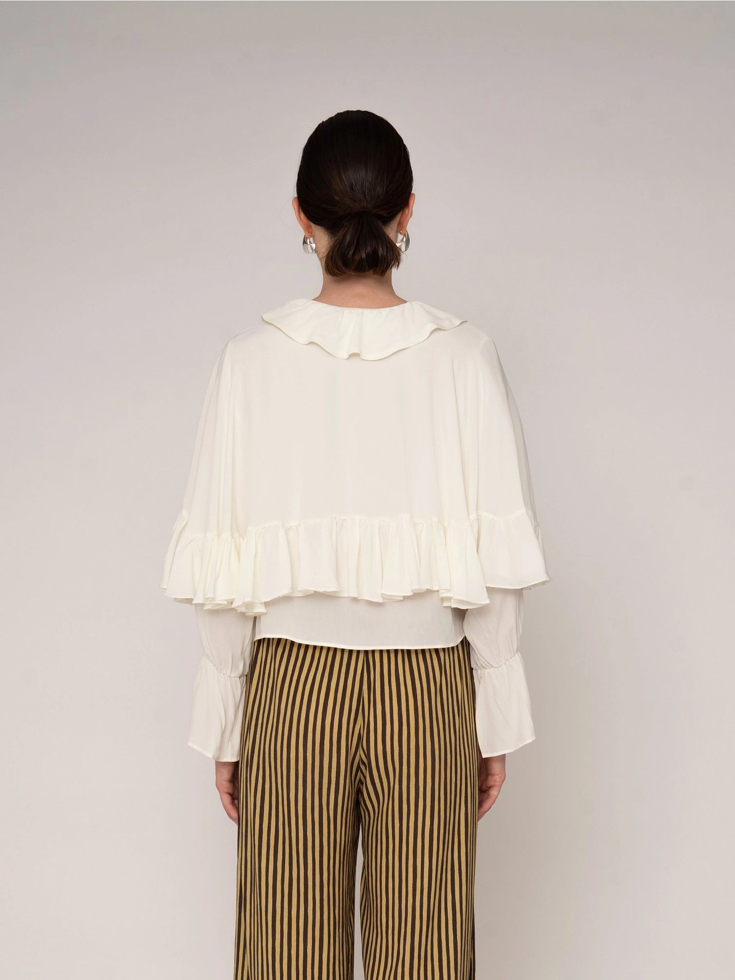 Blusa Blanca De Mousse