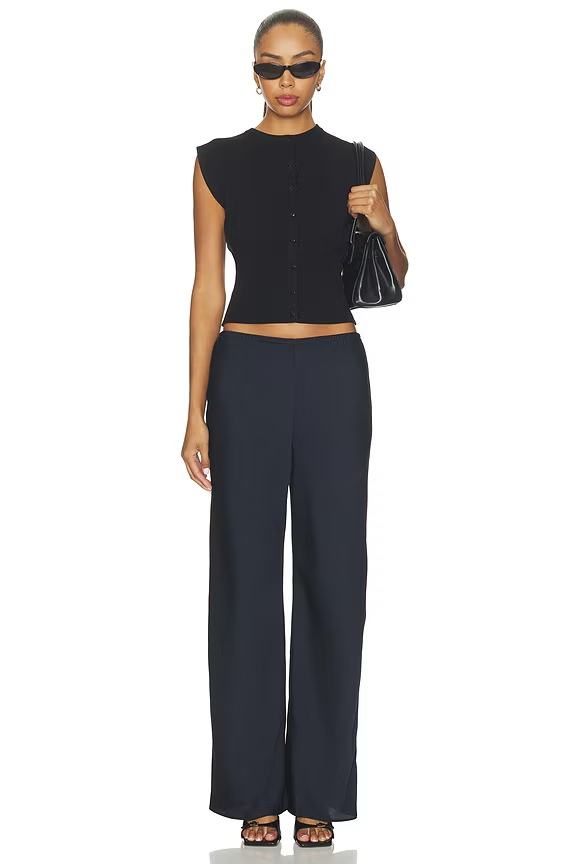 ROW SATIN PANT