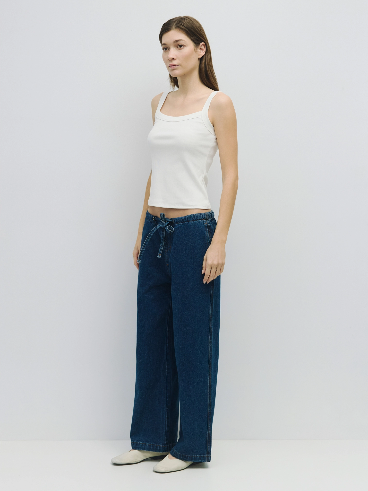 The Shay Tank Top | Square Neck Rib Tank