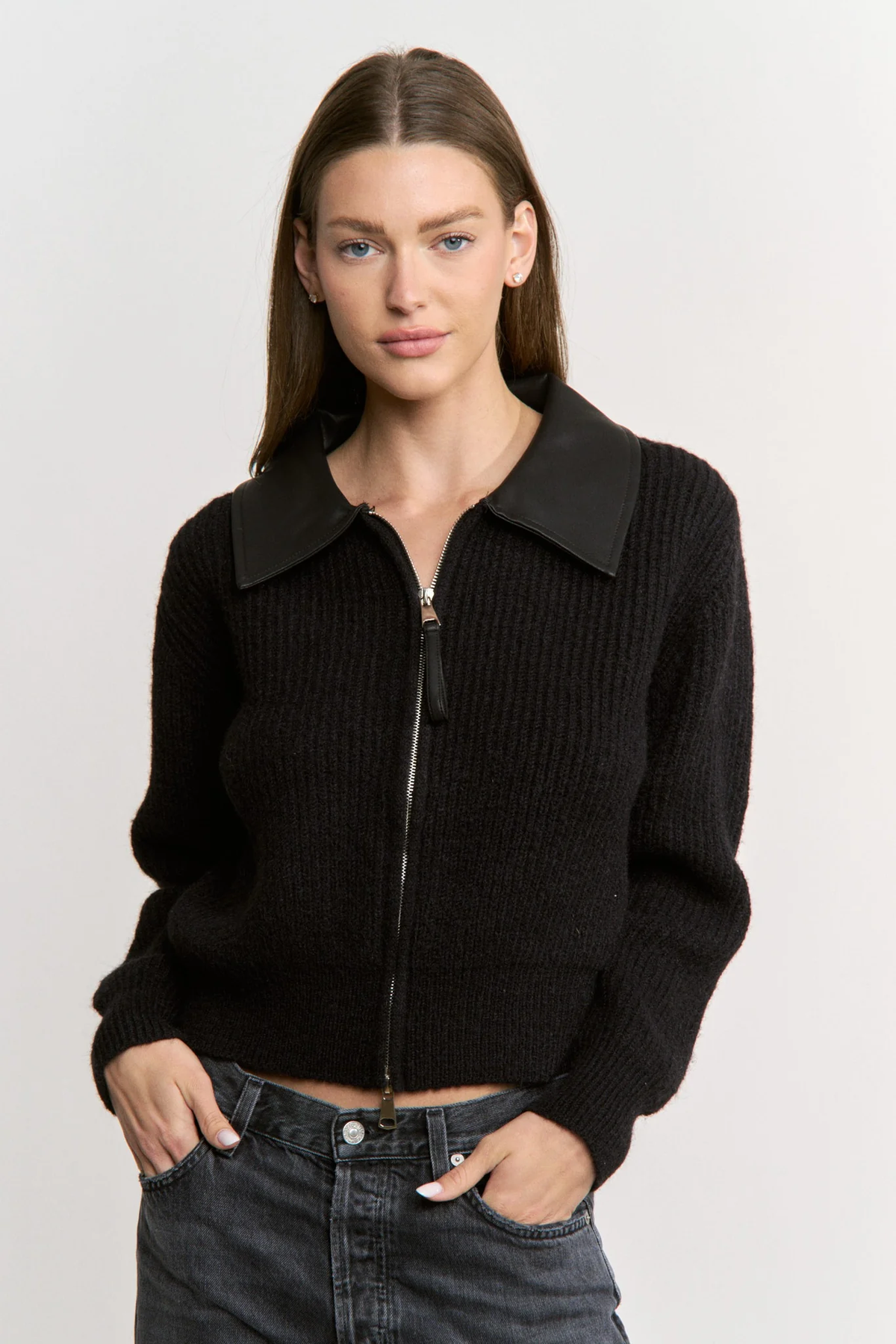 AILEEN SWEATER ZIP JACKET