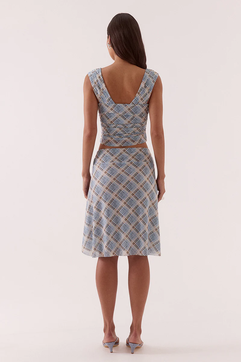 NOVALYN PLAID TOP