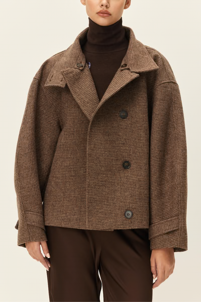 WALKER HIGH NECK SHORT COAT