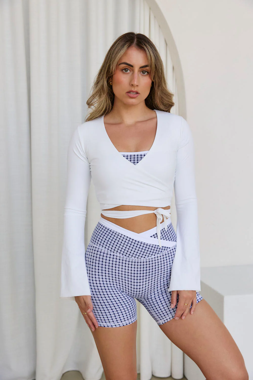 Astoria LIVE LUXE Wrap Sleeved Crop