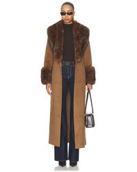 VELDRA FUR PANEL COAT