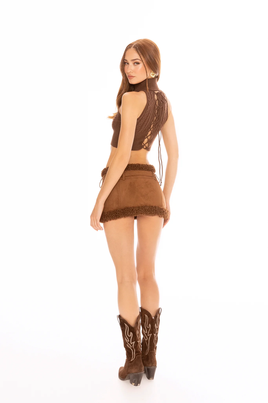 Margo Suede Skirt
