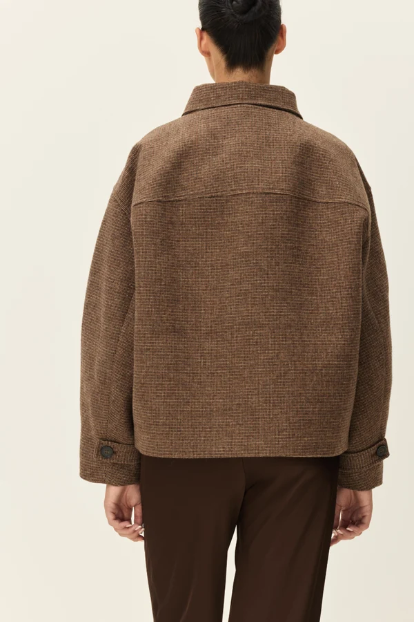 WALKER HIGH NECK SHORT COAT