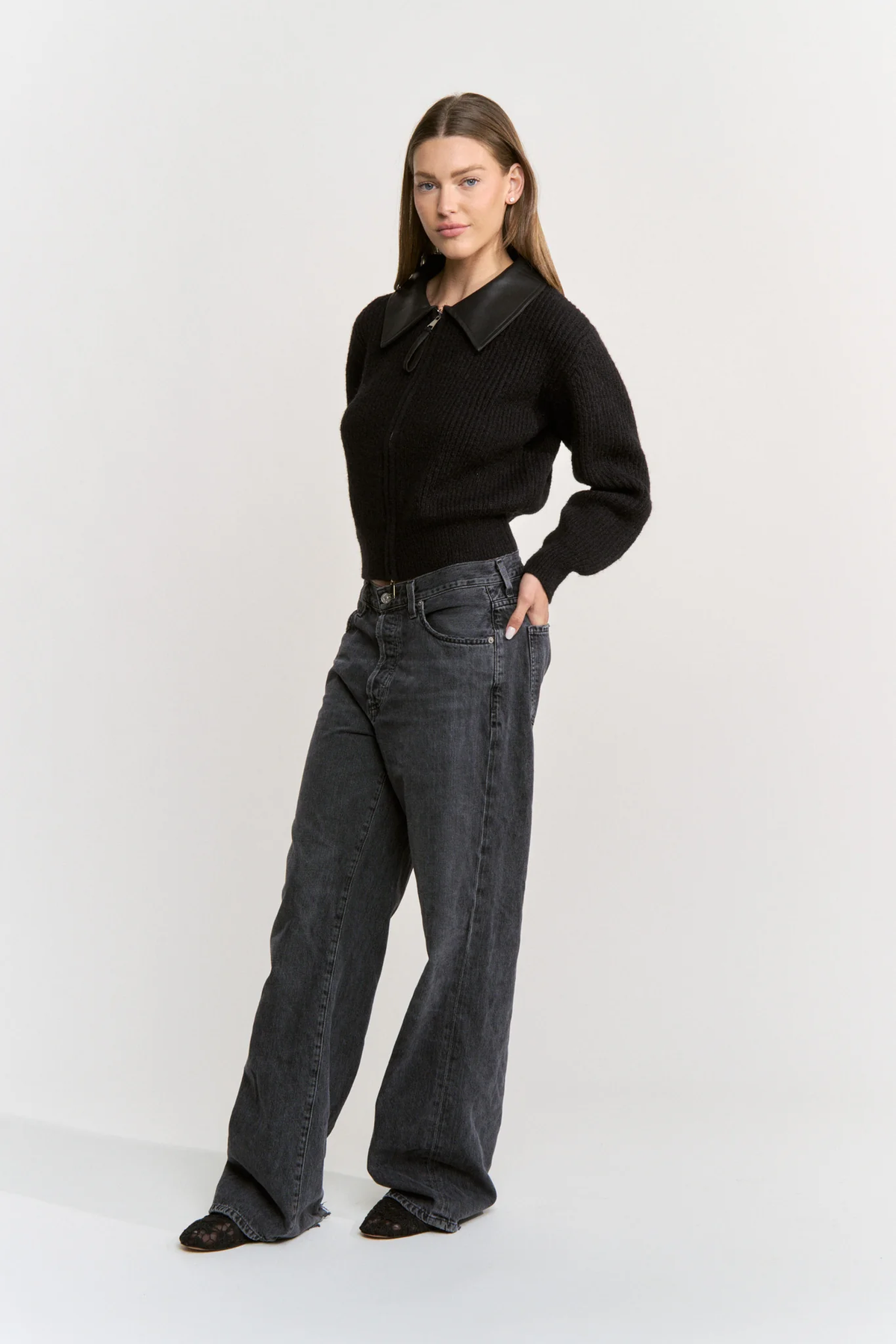AILEEN SWEATER ZIP JACKET