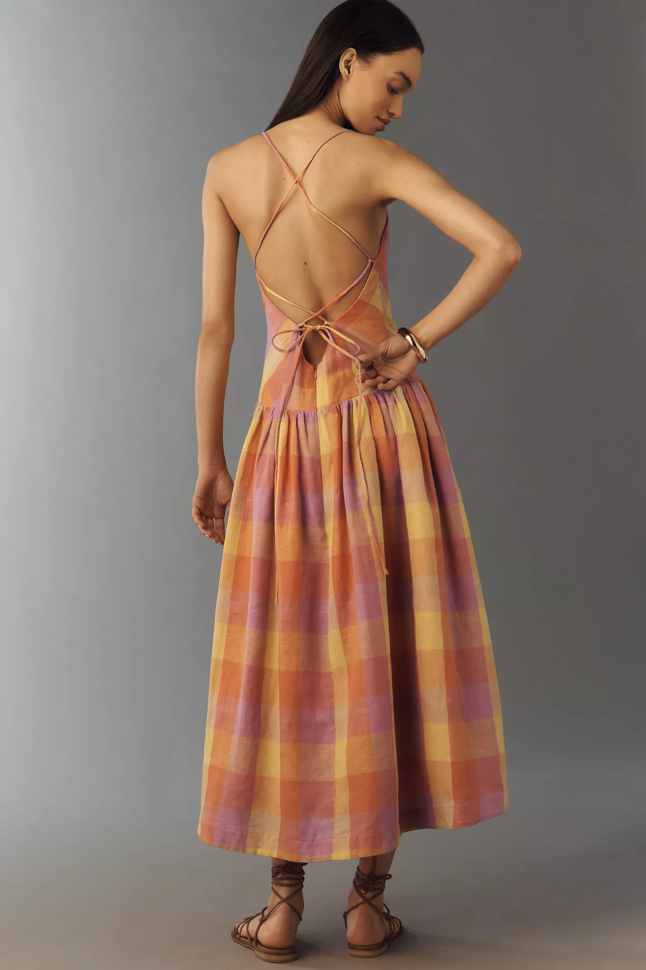 JUNA DROP-WAIST DRESS