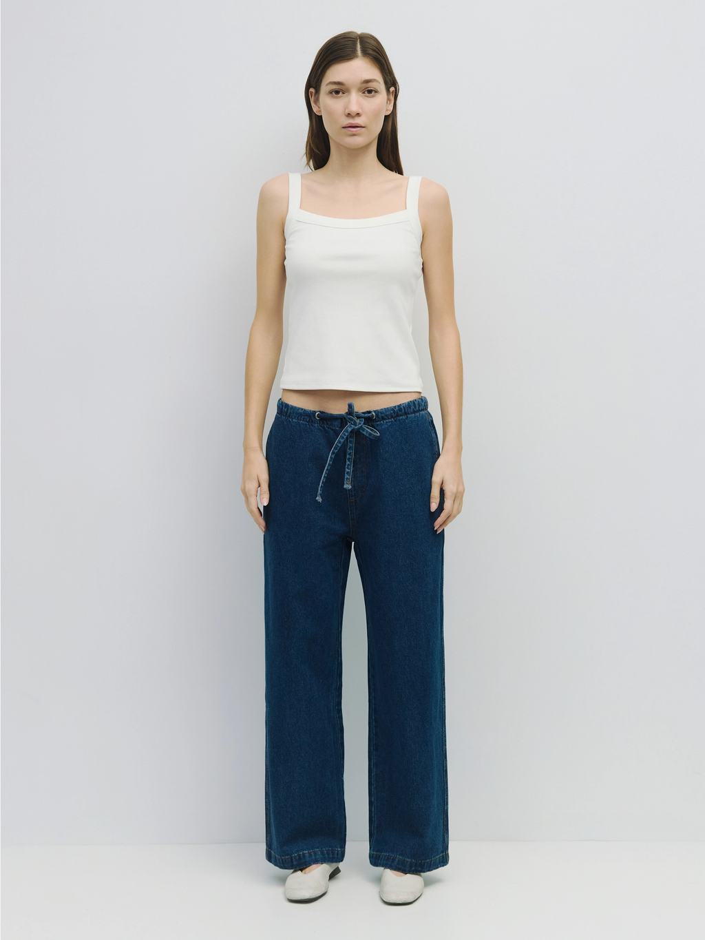 The Shay Tank Top | Square Neck Rib Tank