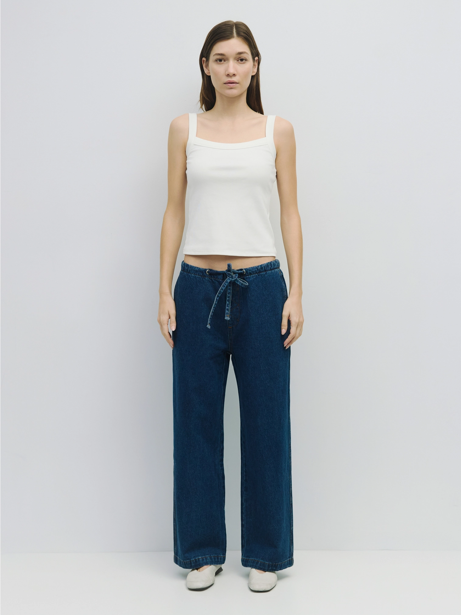 The Shay Tank Top | Square Neck Rib Tank