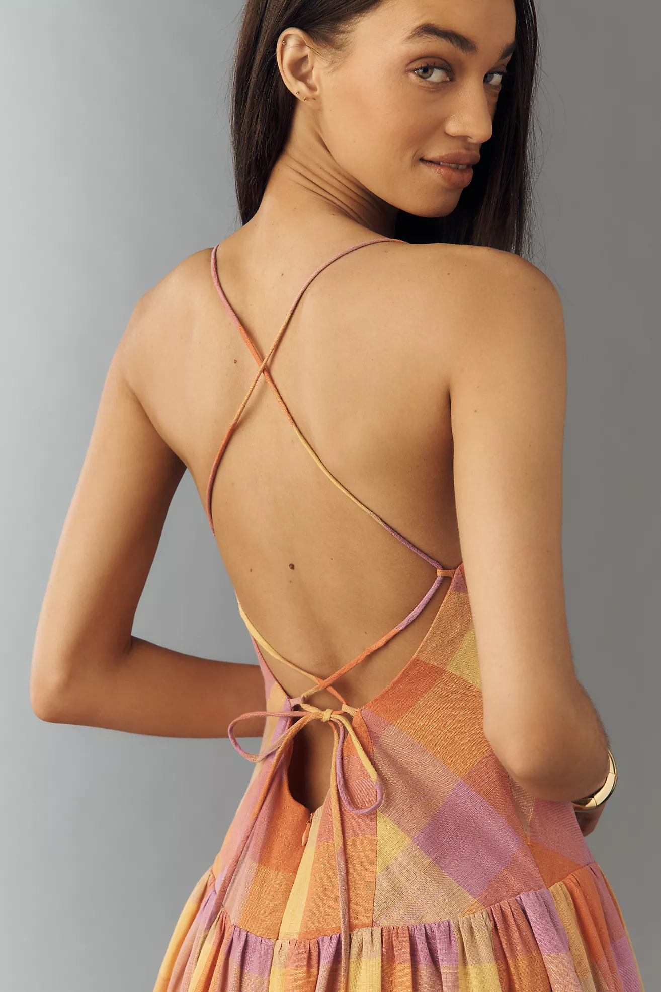 JUNA DROP-WAIST DRESS