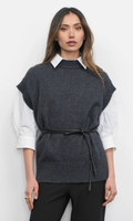 Jamie Oversized Open Back Vest