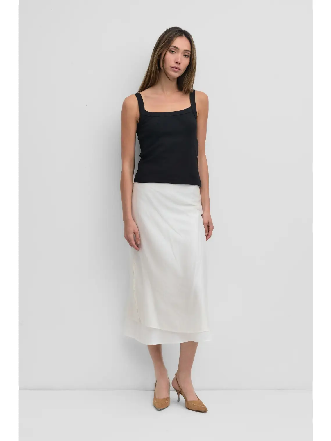 The Shay Tank Top | Square Neck Rib Tank