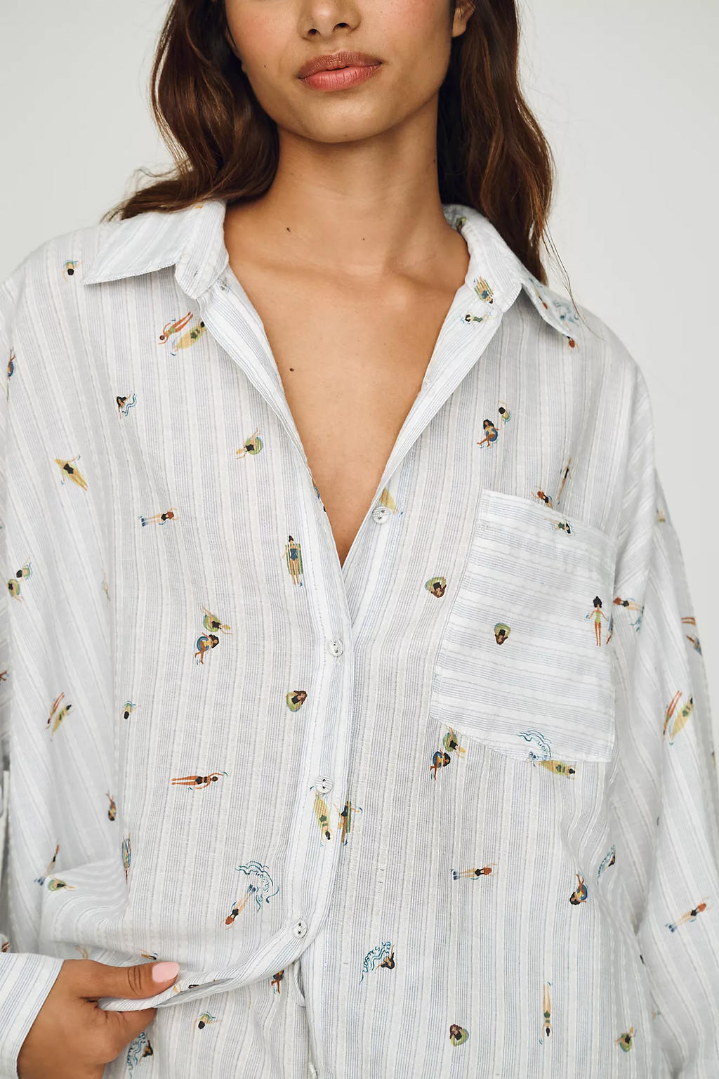 NICOLE BUTTON UP TOP