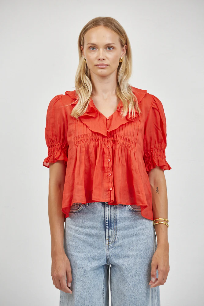 ROBINE RUFFLE TOP