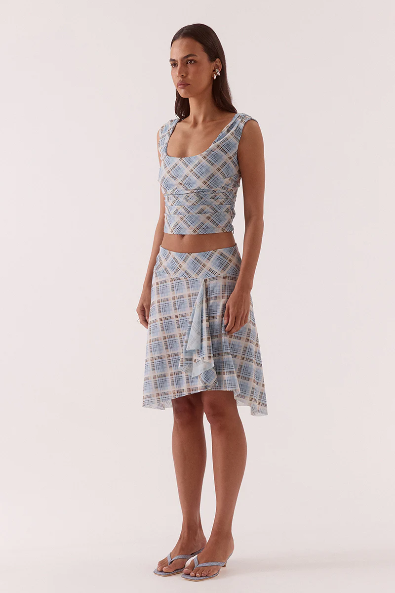 NOVALYN PLAID SKIRT