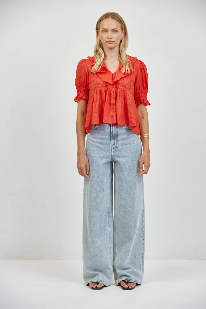ROBINE RUFFLE TOP