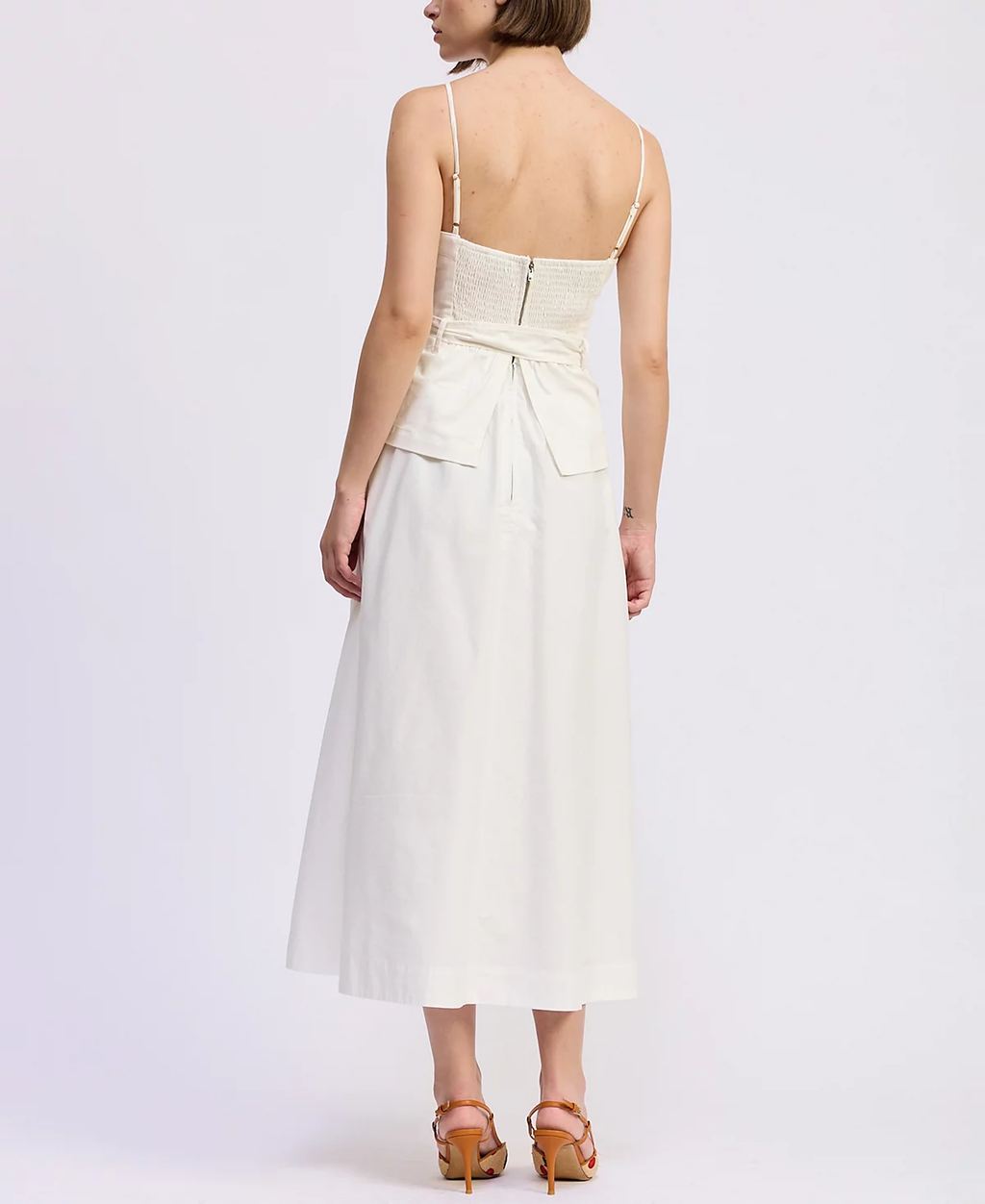 SAMANTHA BOW MIDI DRESS