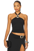 INDIANA KEYHOLE HLATER TOP