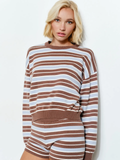 REIGN STRIPED SWEATER