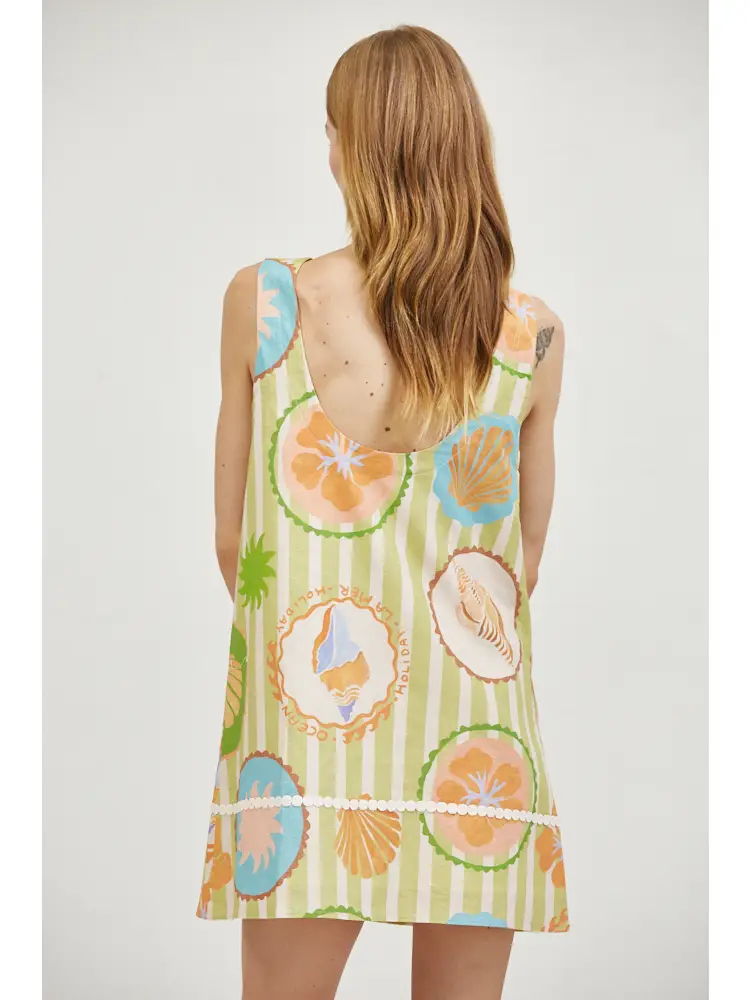 FIORELLA MINI DRESS Green / M