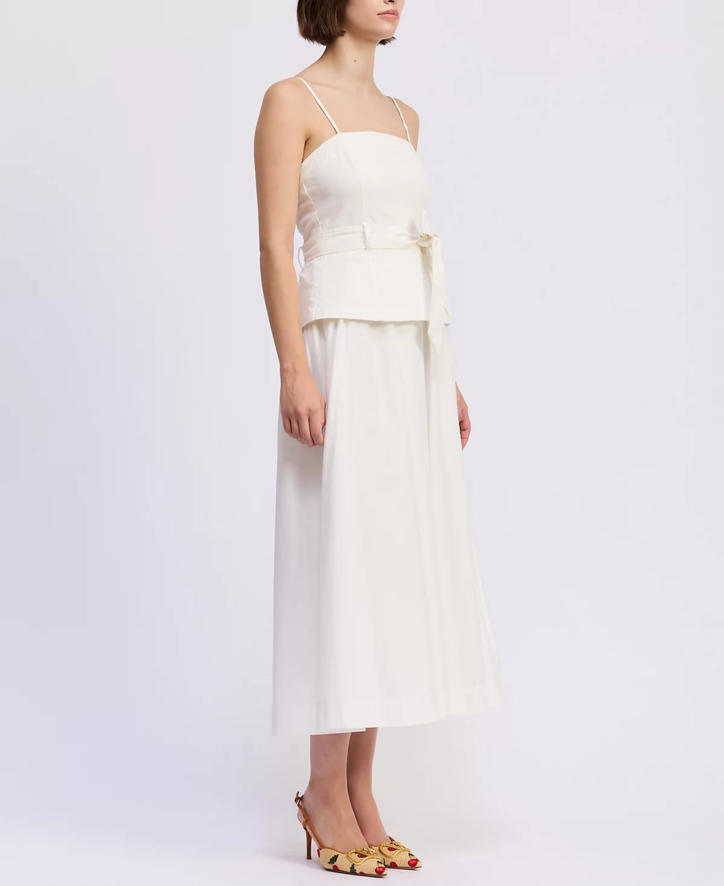 SAMANTHA BOW MIDI DRESS