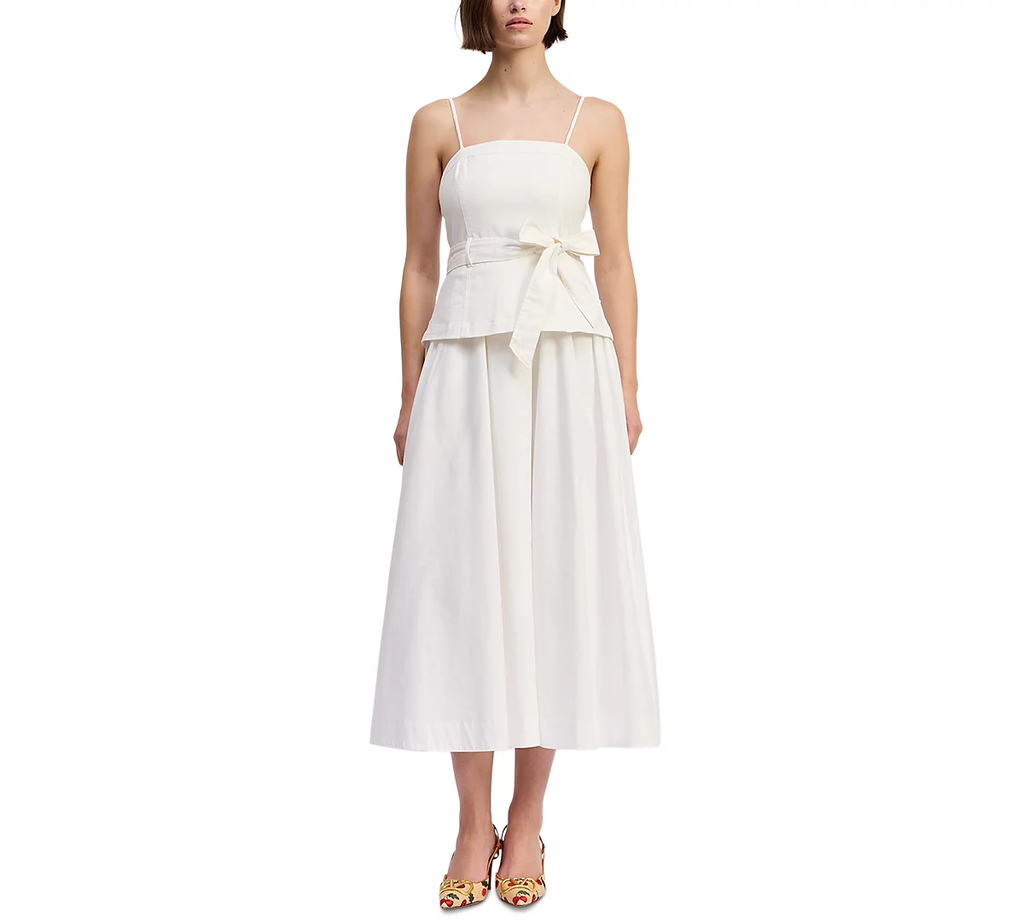 SAMANTHA BOW MIDI DRESS