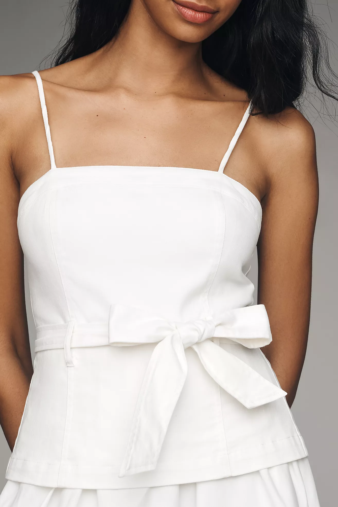 SAMANTHA BOW MIDI DRESS