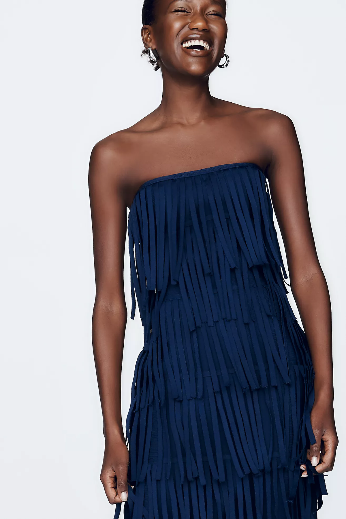 YELENA FRINGED MAXI DRESS