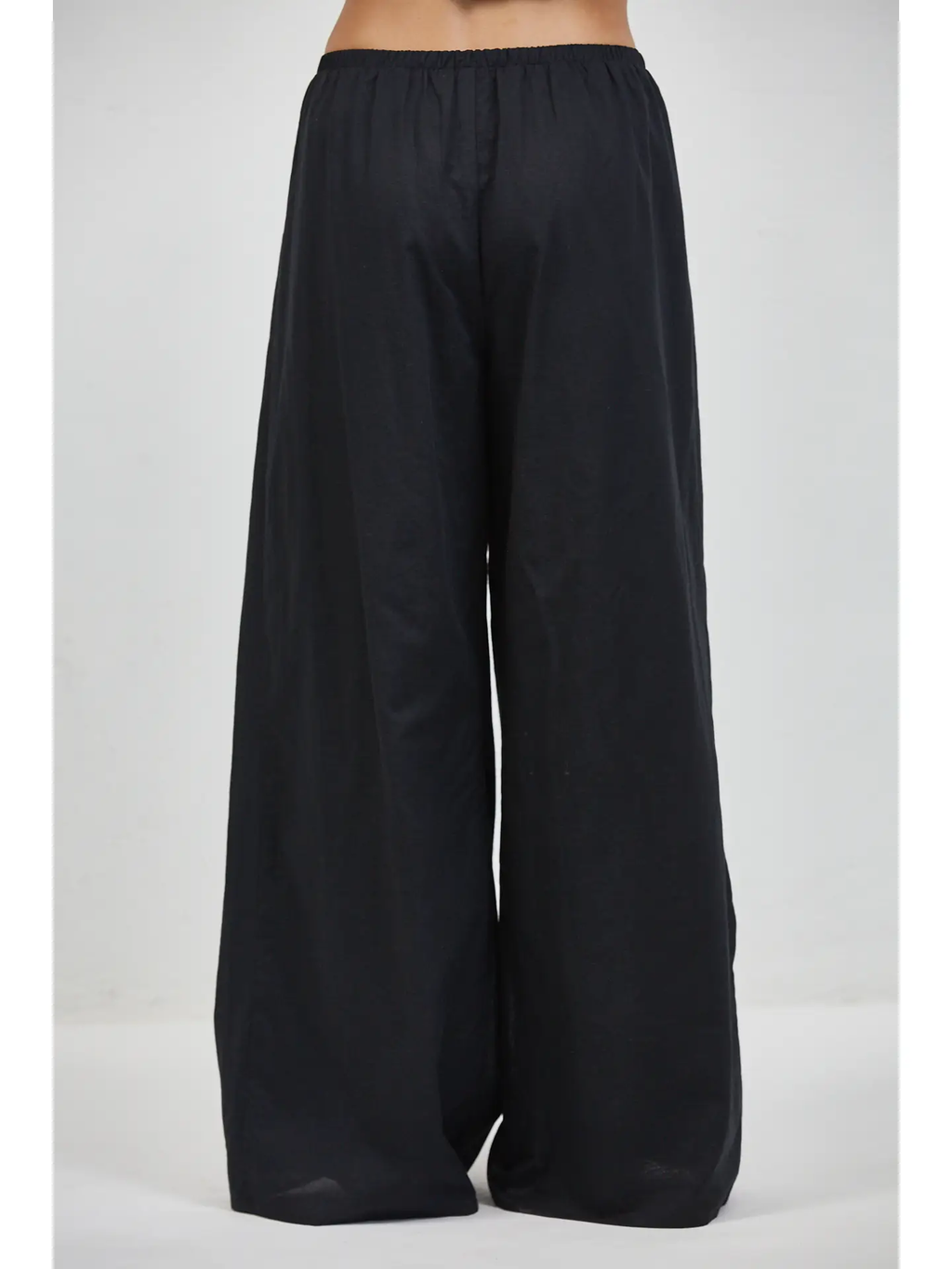 LINEN WIDE LEG PANTS