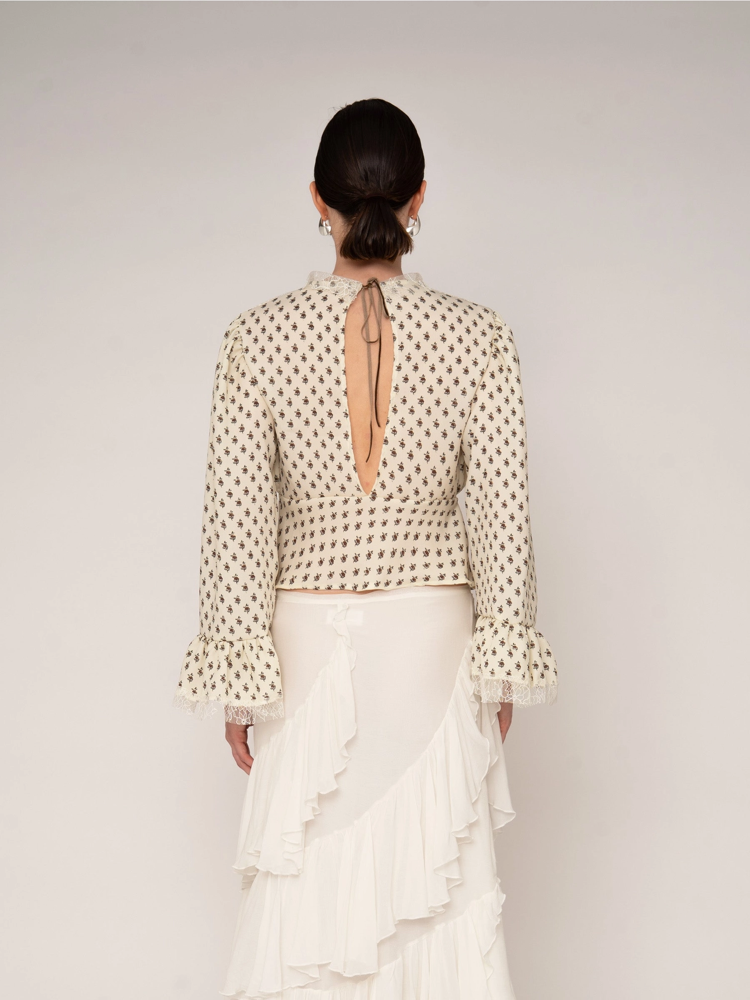 Top Con Estampado Floral De Margaritas